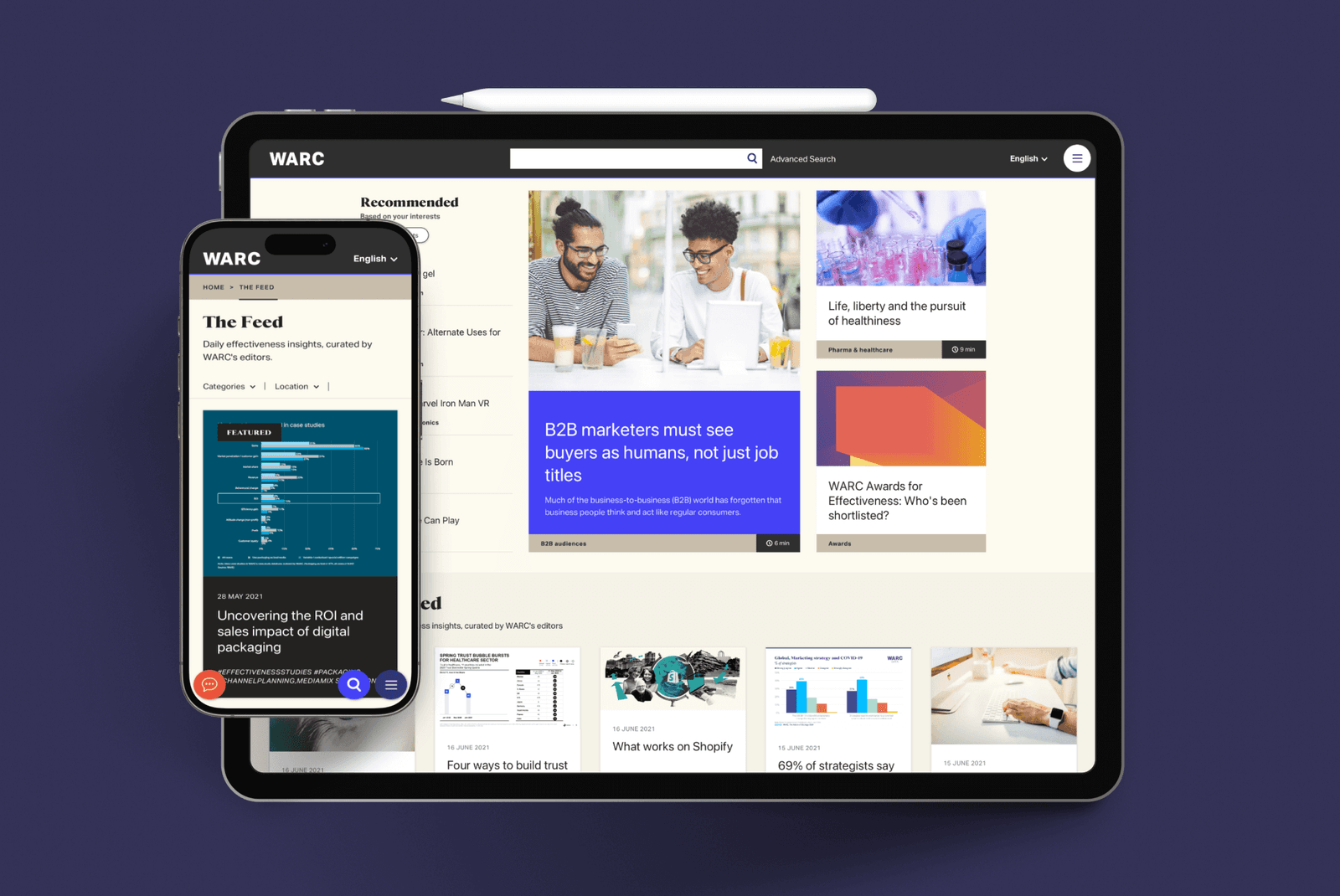 WARC: Branding & Website Design.