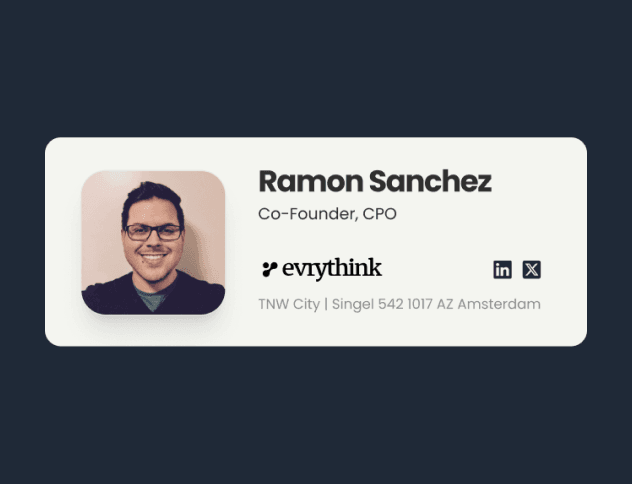 Evrythink welcome email