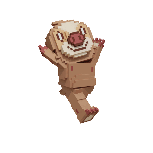 Sloooths voxel character pose
